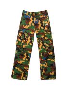 Off-White Pants With Camouflage Print Off-White Pants With Camouflage Print - Militare
