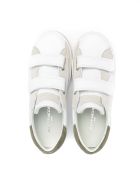 Philippe Model Paris Sportif Sneakers With Suede Inlays Philippe Model Paris Sportif Sneakers With Suede Inlays - White