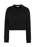 Fendi Cotton Crew-neck Sweatshirt With Logo Fendi Cotton Crew-neck Sweatshirt With Logo - black