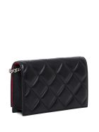 Alexander McQueen Graffiti Quilted Leather Crossbody Bag With Logo Alexander McQueen Graffiti Quilted Leather Crossbody Bag With Logo - White/black