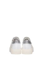 D.A.T.E. Vertigo Sneakers In White Leather D.A.T.E. Vertigo Sneakers In White Leather - white