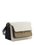 Marni Trunk - Bag In Saffiano Calf Marni Trunk - Bag In Saffiano Calf - White/cigar