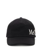 Baseball Cap Oversized Logo Alexander McQueen Baseball Cap Oversized Logo - Black/ivory