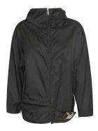 Prada Zipped Plain Raincoat Prada Zipped Plain Raincoat - Black