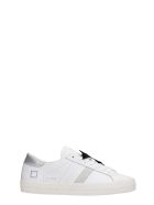 D.A.T.E. Hill Low Sneakers In White Leather D.A.T.E. Hill Low Sneakers In White Leather - white