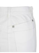 White Denim Mini Skirt With Zip Givenchy White Denim Mini Skirt With Zip - White