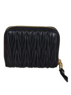 Miu Miu Matelassé Zip-around Coin Purse Miu Miu Matelassé Zip-around Coin Purse - Black
