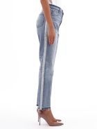 AMIRI Jeans Glitter Track AMIRI Jeans Glitter Track - Light blue