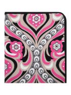 Emilio Pucci Multicolor Blanket For Baby Girl Emilio Pucci Multicolor Blanket For Baby Girl - Fuchsia