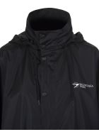 Man Black Wide Line Corporate Windbreaker Balenciaga Man Black Wide Line Corporate Windbreaker - Black