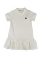 Moncler Cotton Dress Moncler Cotton Dress - WHITE
