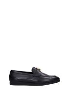 Loafers In Black Leather Givenchy Loafers In Black Leather - Nero