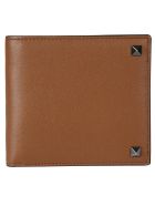 Valentino Garavani Rockstud Card Holder Valentino Garavani Rockstud Card Holder - Brown