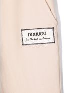 Douuod Ecru Nude Stretch-cotton Track Trousers Douuod Ecru Nude Stretch-cotton Track Trousers - Bianco