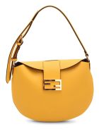 Fendi 'croissant Small' Leather Shoulder Bag Fendi 'croissant Small' Leather Shoulder Bag - Yellow