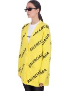Balenciaga Cardigan In Yellow Cotton Balenciaga Cardigan In Yellow Cotton - yellow