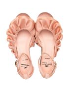 Elisabetta Franchi La Mia Bambina Ballet Flats With Ruffles Elisabetta Franchi My Child Elisabetta Franchi La Mia Bambina Ballet Flats With Ruffles Elisabetta Franchi My Child