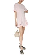 Stella McCartney T-shirt Dress With Logo Print Stella McCartney T-shirt Dress With Logo Print - PINK