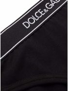 Dolce & Gabbana Regualr Black Cotton Briefs With Logo Dolce & Gabbana Regualr Black Cotton Briefs With Logo - Black