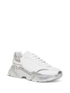Dolce & Gabbana Leather Sneakers With Laminated Sole Dolce & Gabbana Leather Sneakers With Laminated Sole - White