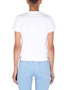 Crew Neck T-shirt Opening Ceremony Crew Neck T-shirt - Offwhiteblack