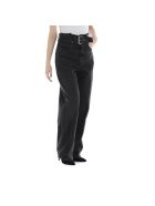 Belted Paperbag Jeans T by Alexander Wang Belted Paperbag Jeans - Grey Aged