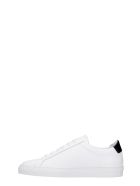 Common Projects Retro Sneakers In White Leather Common Projects Retro Sneakers In White Leather - white