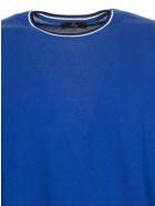 Fay Blue Cotton Jumper Fay Blue Cotton Jumper - Blu