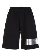 Metallic Logo Print Track Shorts Givenchy Metallic Logo Print Track Shorts