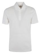 Brunello Cucinelli Classic Plain Polo Shirt Brunello Cucinelli Classic Plain Polo Shirt - WHITE
