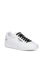Portofino Sneakers In Nylon And Rubber With Logo Dolce & Gabbana Portofino Sneakers In Nylon And Rubber With Logo - Bianco