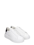D.A.T.E. Sfera Sneakers In White Leather D.A.T.E. Sfera Sneakers In White Leather - white
