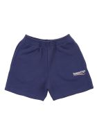 Blue Balenciaga Political Campaign Kid Bermuda Shorts Balenciaga Blue Balenciaga Political Campaign Kid Bermuda Shorts - Pacific blue/white