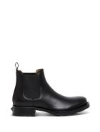 Valentino Garavani Roman Stud Ankle Boots In Black Leather Valentino Garavani Roman Stud Ankle Boots In Black Leather - Black