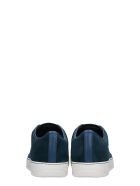 Lanvin Dbb1 Sneakers In Green Suede And Leather Lanvin Dbb1 Sneakers In Green Suede And Leather - green