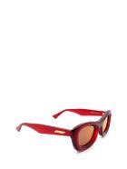 Bottega Veneta Bottega Veneta Bv1088s Burgundy Sunglasses Bottega Veneta Bottega Veneta Bv1088s Burgundy Sunglasses - Burgundy