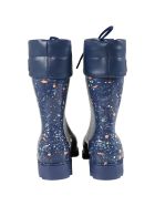 Melissa Blue Boots For Girl With Spots Melissa Blue Boots For Girl With Spots - Blue