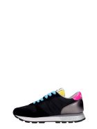 Sun 68 Ally Star Sneakers In Black Synthetic Fibers Sun 68 Ally Star Sneakers In Black Synthetic Fibers - black