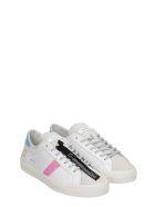D.A.T.E. Hill Low Sneakers In White Leather D.A.T.E. Hill Low Sneakers In White Leather - white