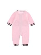 Chiara Ferragni Pink Wool Blend Onesie Chiara Ferragni Pink Wool Blend Onesie - Pink