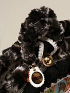 Sikuly Handbag Knights Sikuly Coffa Bag In Fabric And With Maxi Pompom And Emblem Sikuly Handbag Knights Sikuly Coffa Bag In Fabric And With Maxi Pompom And Emblem - Multicolor