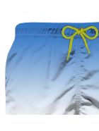 Bluette And White Gradient Print Boy Swim Shorts MC2 Saint Barth Bluette And White Gradient Print Boy Swim Shorts