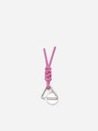 Bottega Veneta Keychain Made Of Leather Bottega Veneta Keychain Made Of Leather - Lollipop n-silver