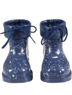 Melissa Blue Boots For Kids With Spots Melissa Blue Boots For Kids With Spots - Blue