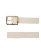 B-Low the Belt Jeanelle Hammered Leather Belt B-Low the Belt Jeanelle Hammered Leather Belt - BONE GOLD (Beige)