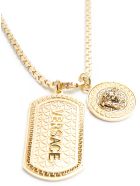 Versace 'iconic Guillochè' Necklace Versace 'iconic Guillochè' Necklace - Gold