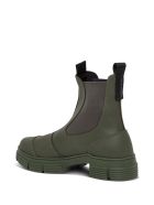 Ganni Green Boots In Recycled Rubber Ganni Green Boots In Recycled Rubber - Green