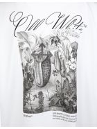 Woman White Oversize T-shirt With Graphic Print Off-White Woman White Oversize T-shirt With Graphic Print
