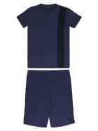 Emporio Armani Stretch Cotton Two Piece Suit Emporio Armani Stretch Cotton Two Piece Suit - blue