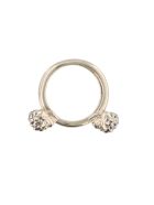 Alexander Mcqueen Double Skull Ring Alexander McQueen Double Skull Ring - Gold